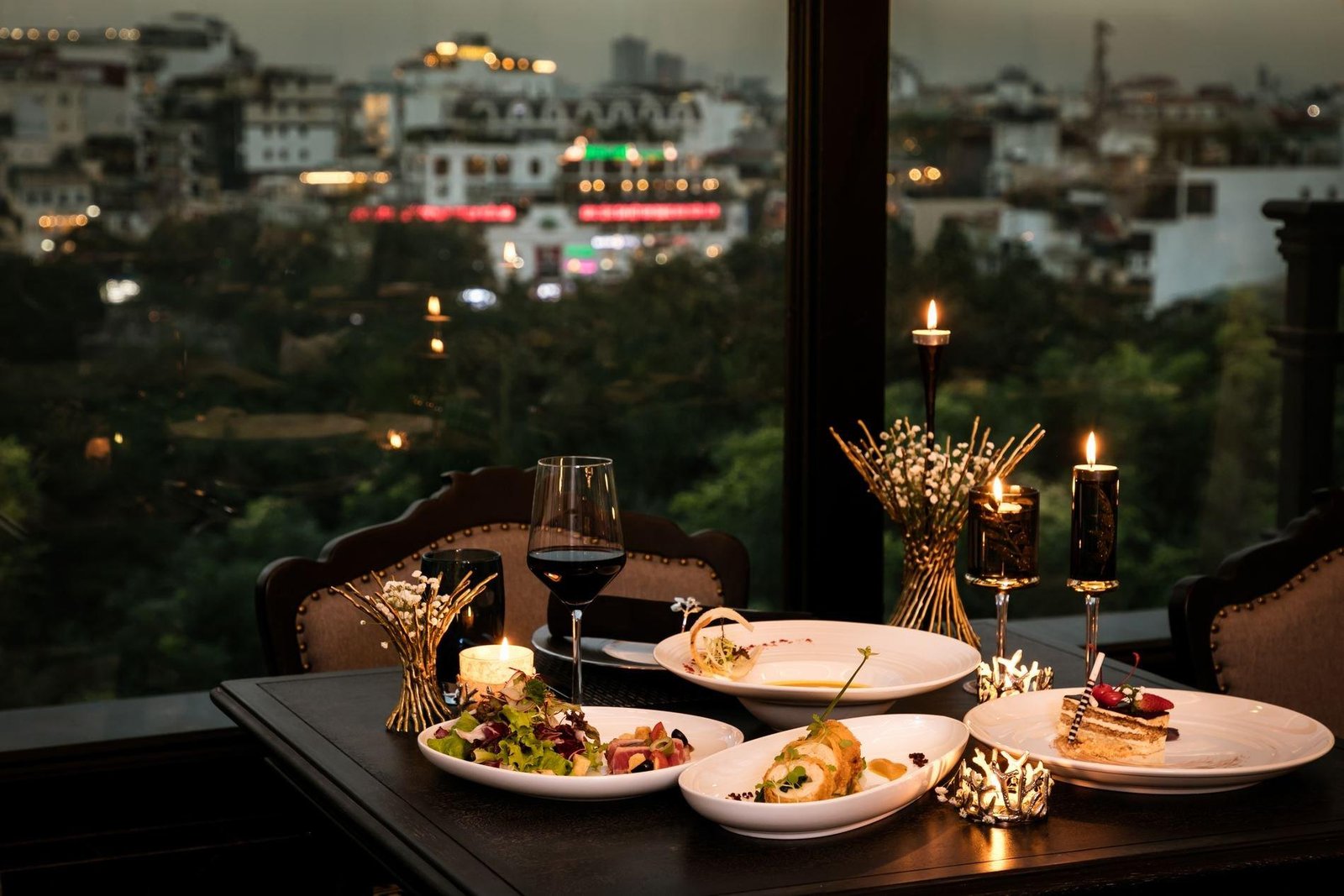 Fine dining experience at a 5-star hotel restaurant in Hanoi