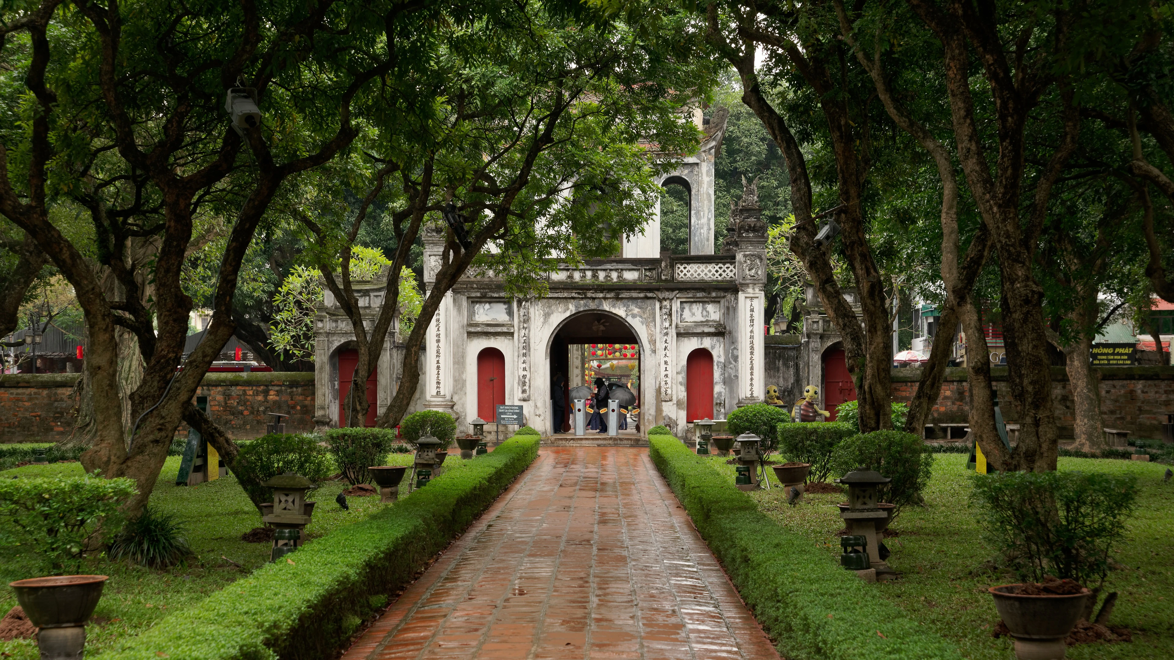 Temple of Literature — Hanoi's iconic landmark surrounded by lotus ponds