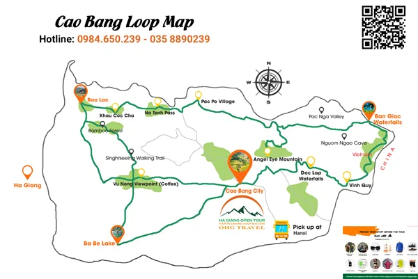Cao Bang Map
