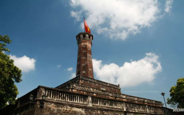 An overview of the Hanoi Flag Tower