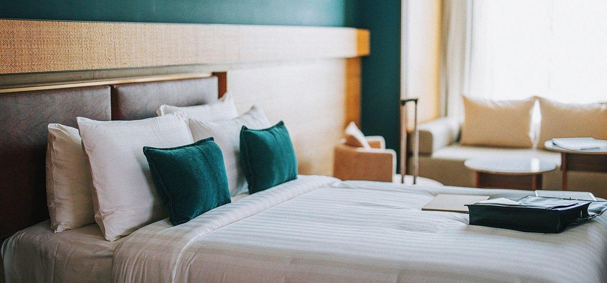 Clean and comfortable budget hotel room in Hanoi French Quarter