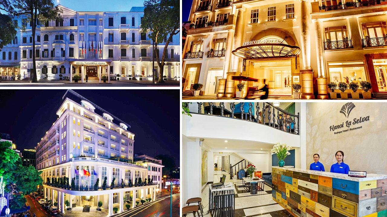 Different hotel categories in French Quarter Hanoi from budget to luxury