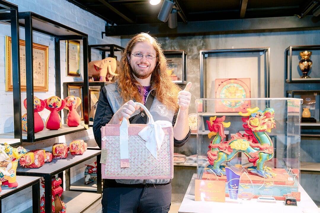 Boutique shop with traditional Vietnamese crafts in the French Quarter