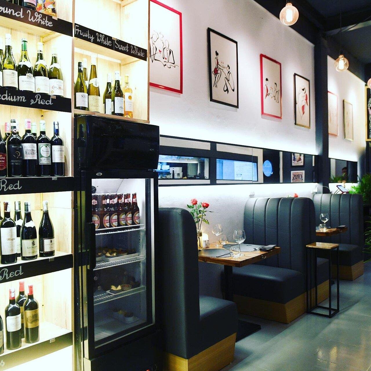 French wine collection in Hanoi restaurant