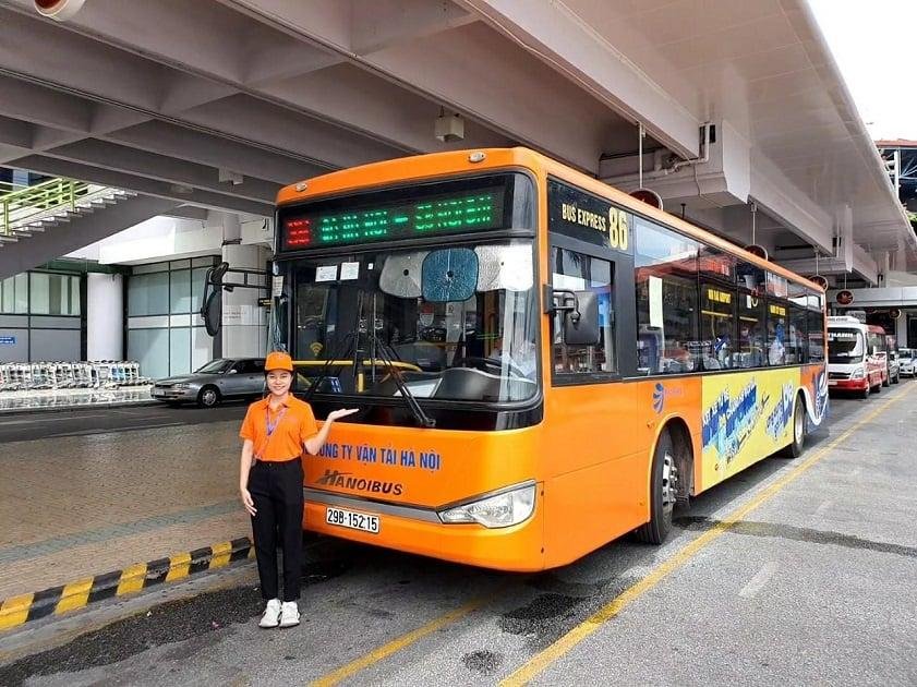 Airport Bus #86 at Noi Bai International Airport