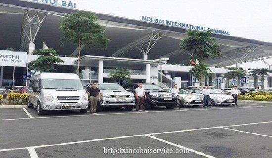 Taxi stand at Noi Bai International Airport Hanoi