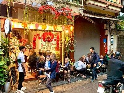 Vietnamese coffee culture featured in Hanoi YouTube food tours