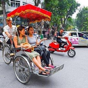 Hanoi cyclo sightseeing route map