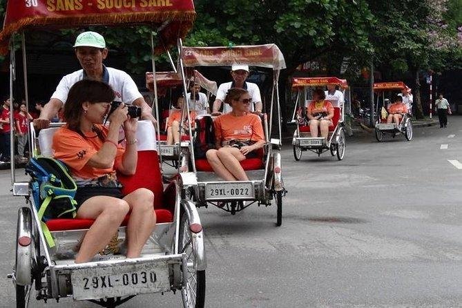 Cyclo tour compared to motorbike tour in Hanoi