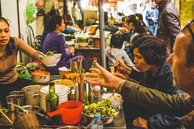Price comparison chart for Hanoi food tours
