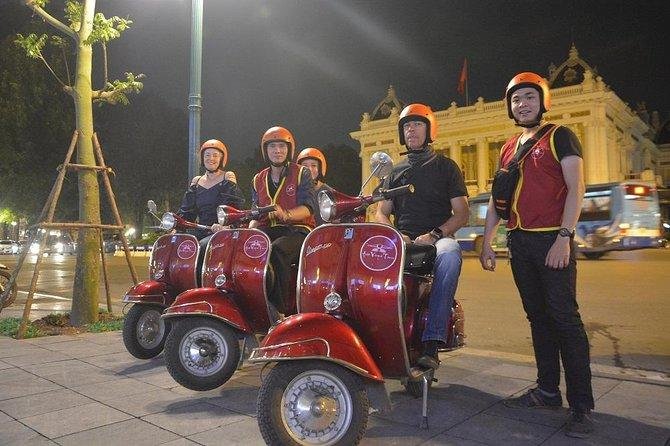 Experiencing local life during Hanoi Vespa food tour