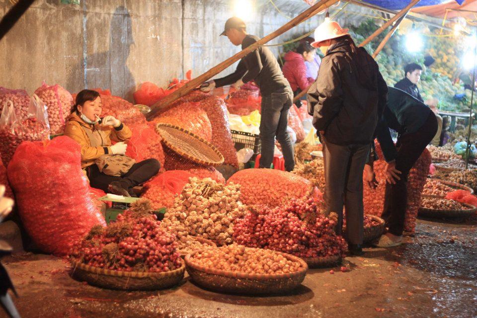 Morning market tour in Hanoi