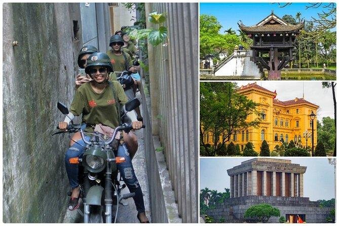 Hanoi motorbike city tour experience