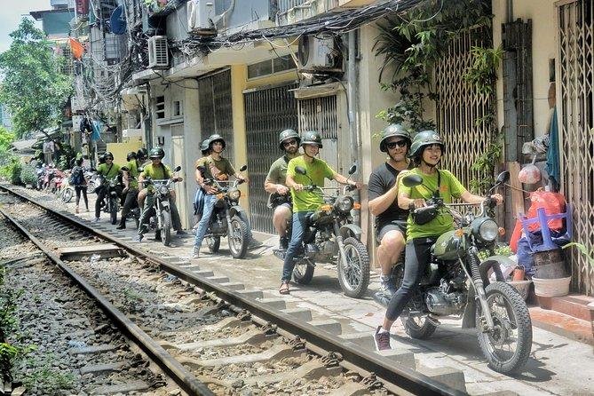 Motorcycle tour through Hanoi Old Quarter