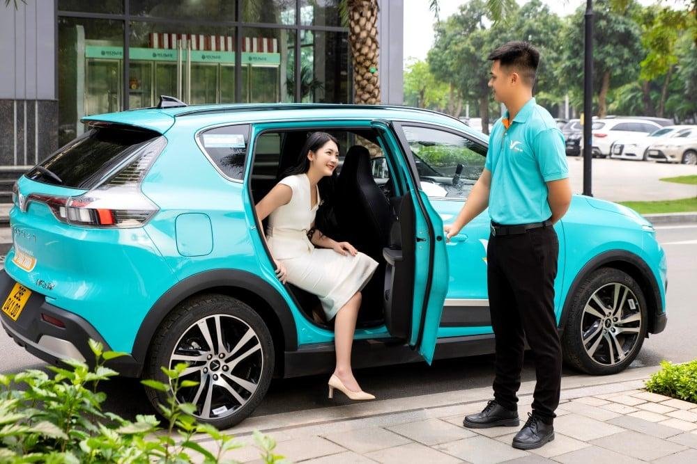 Official taxi stand at Noi Bai Airport in Hanoi