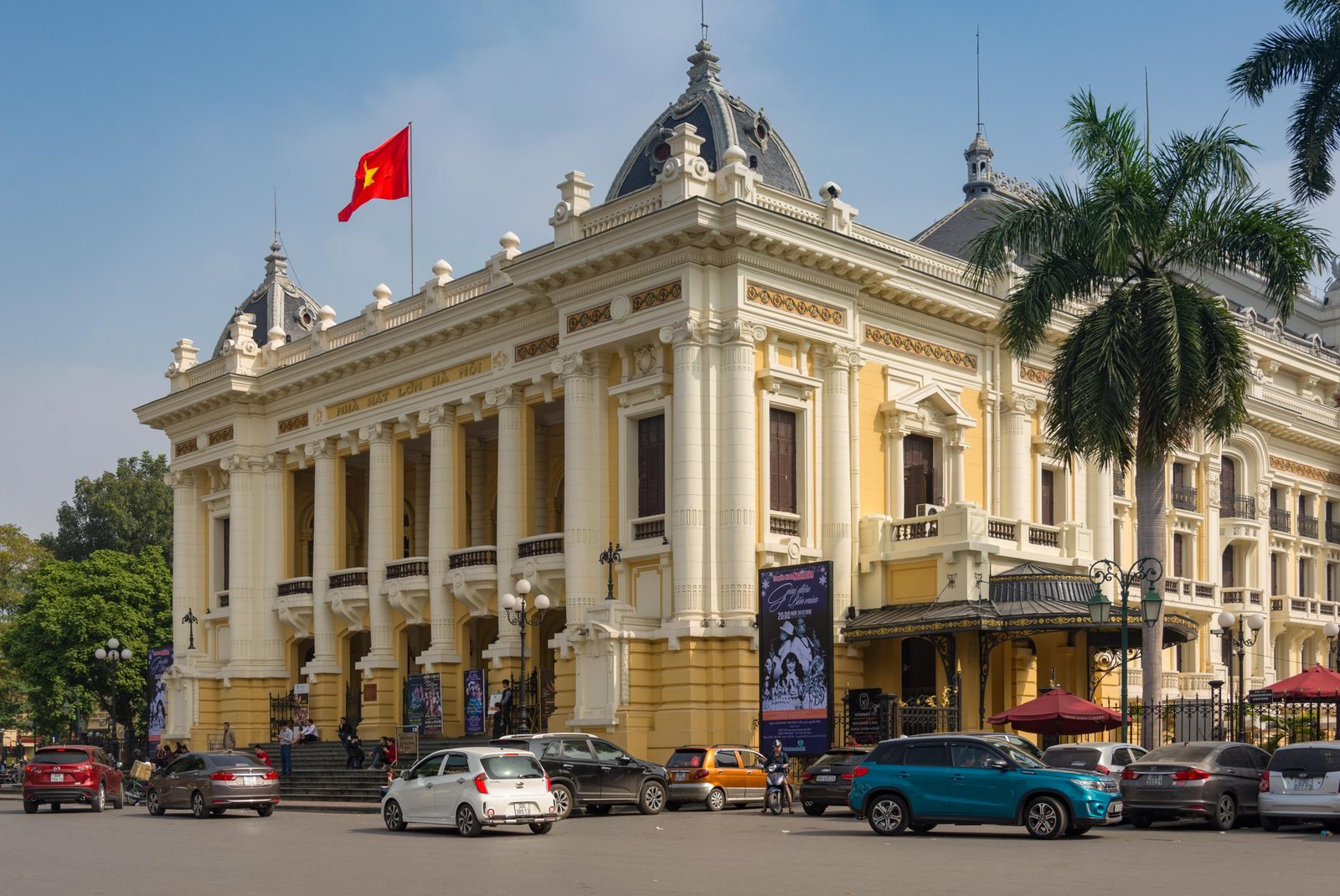 Hanoi Opera House showcasing French colonial architecture