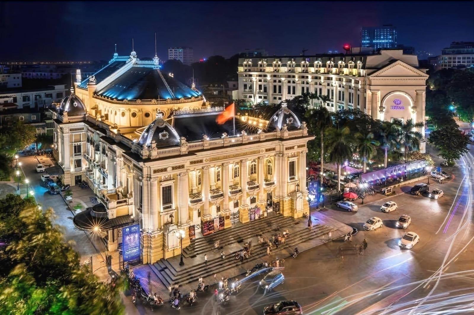 Hanoi Opera House French colonial architecture