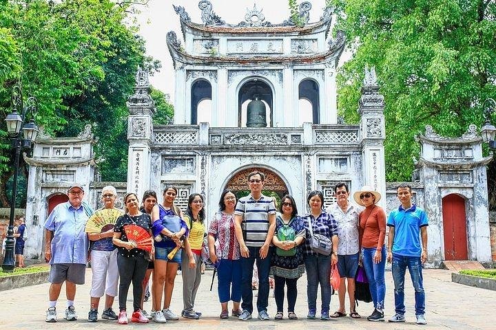 Temple of Literature Hanoi tour stop
