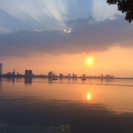 West Lake sunset Hanoi