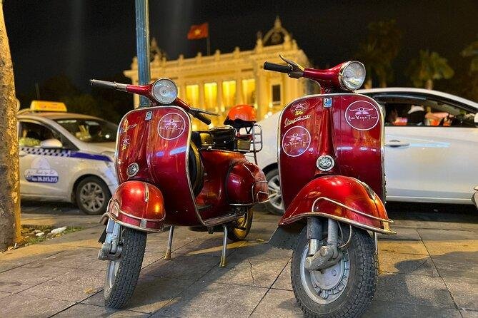 Old Quarter Vespa Food Stop Hanoi
