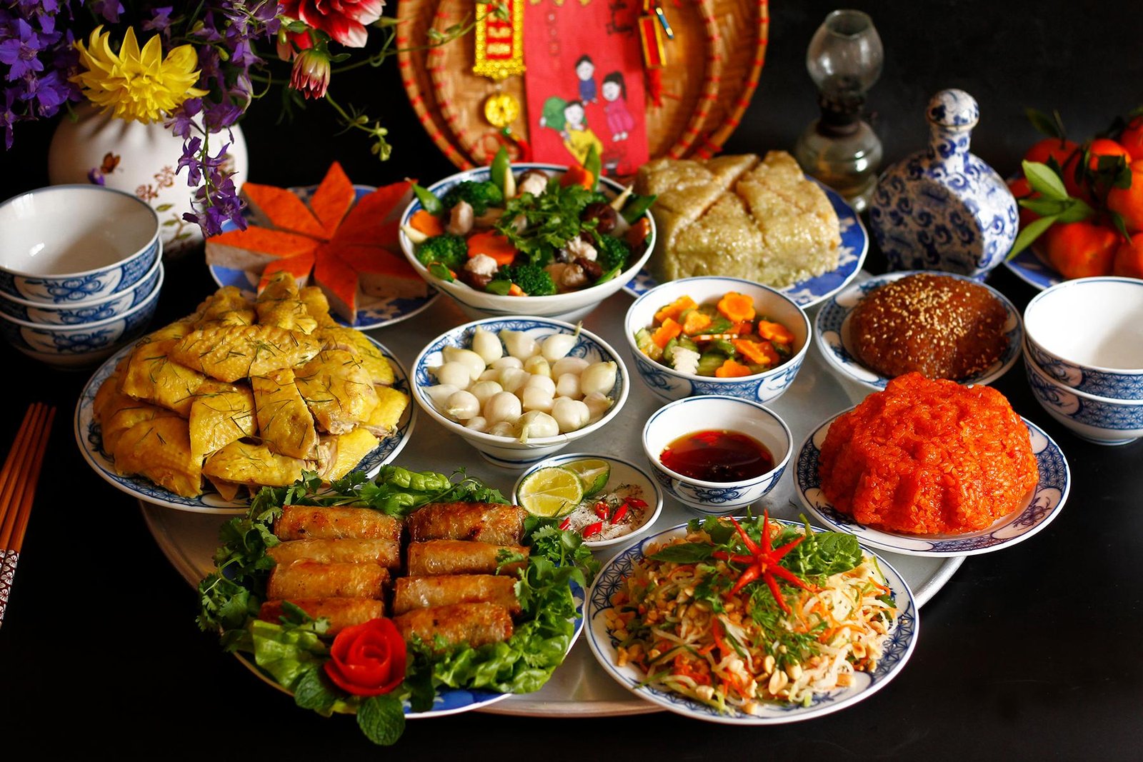 Seasonal Vietnamese dishes featuring fresh local ingredients