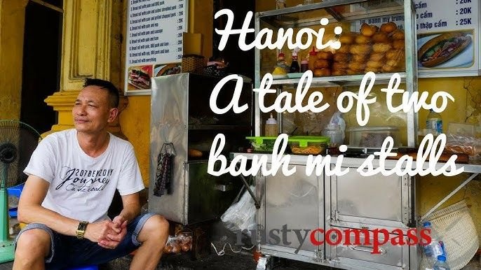 Hidden banh mi stall in Hanoi backstreet