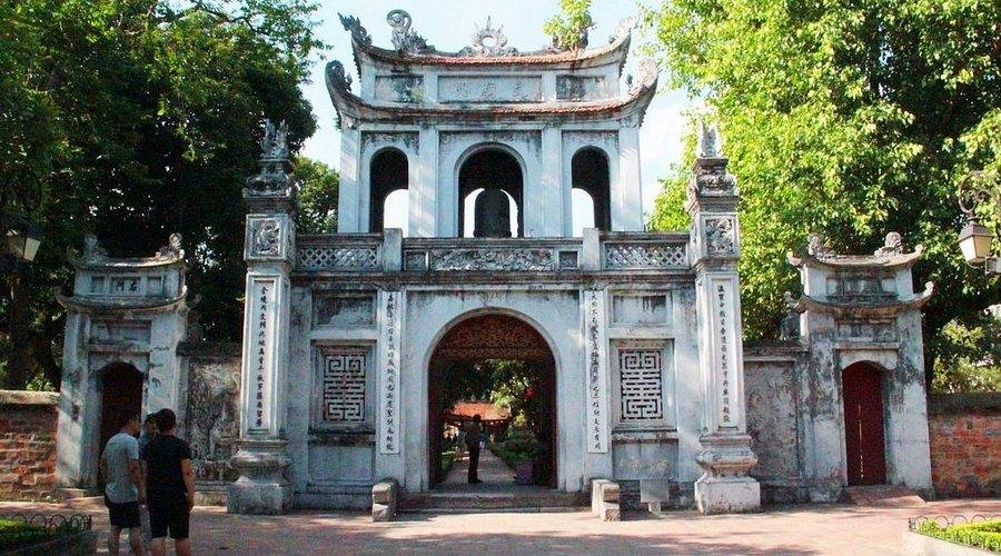 Temple of Literature Hanoi map