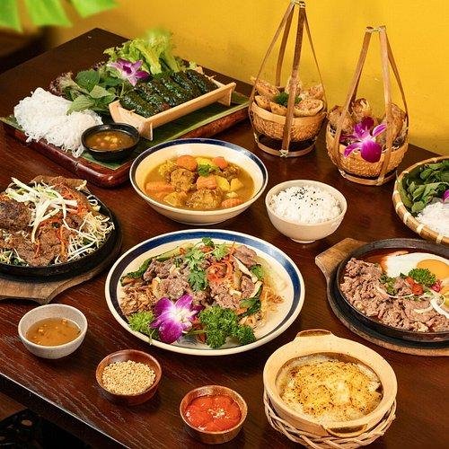 Fresh vegan ingredients used in Vietnamese cuisine