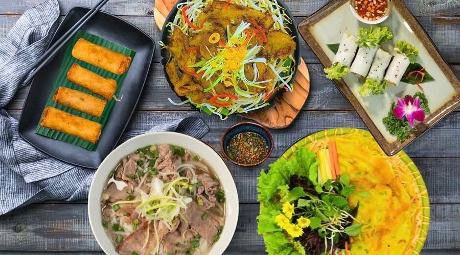 Traditional Vietnamese vegetarian dishes