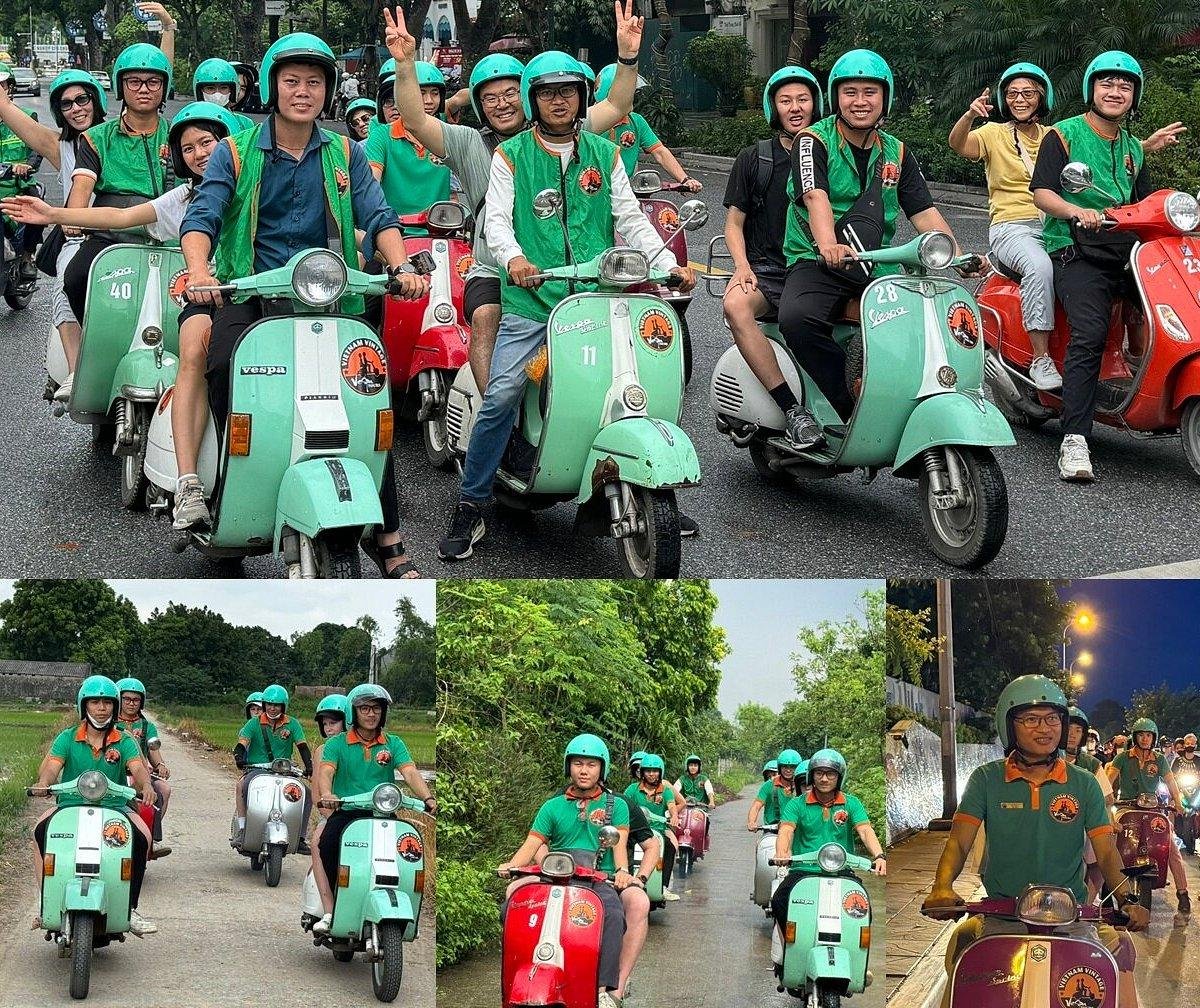 Explore Hanoi Old Quarter via Vespa & Street Food Stops