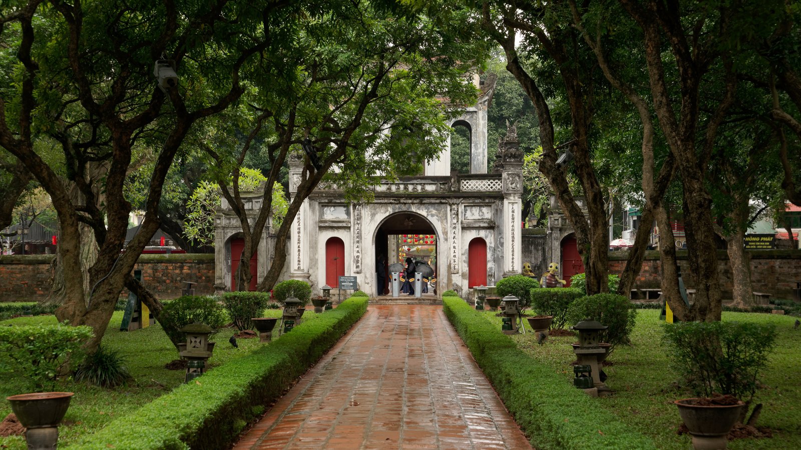 Temple of Literature — Hanoi's iconic landmark surrounded by lotus ponds