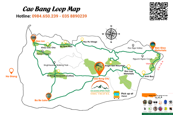 Cao Bang Map