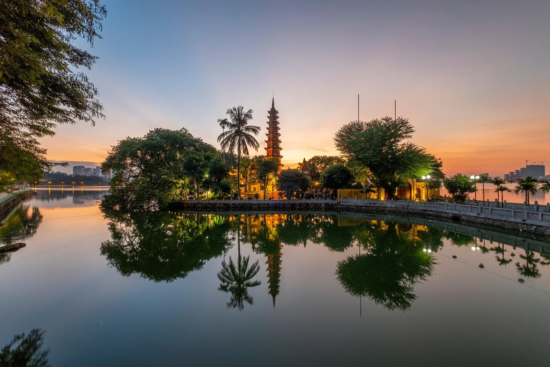 Temple of Literature — Hanoi's iconic landmark surrounded by lotus ponds