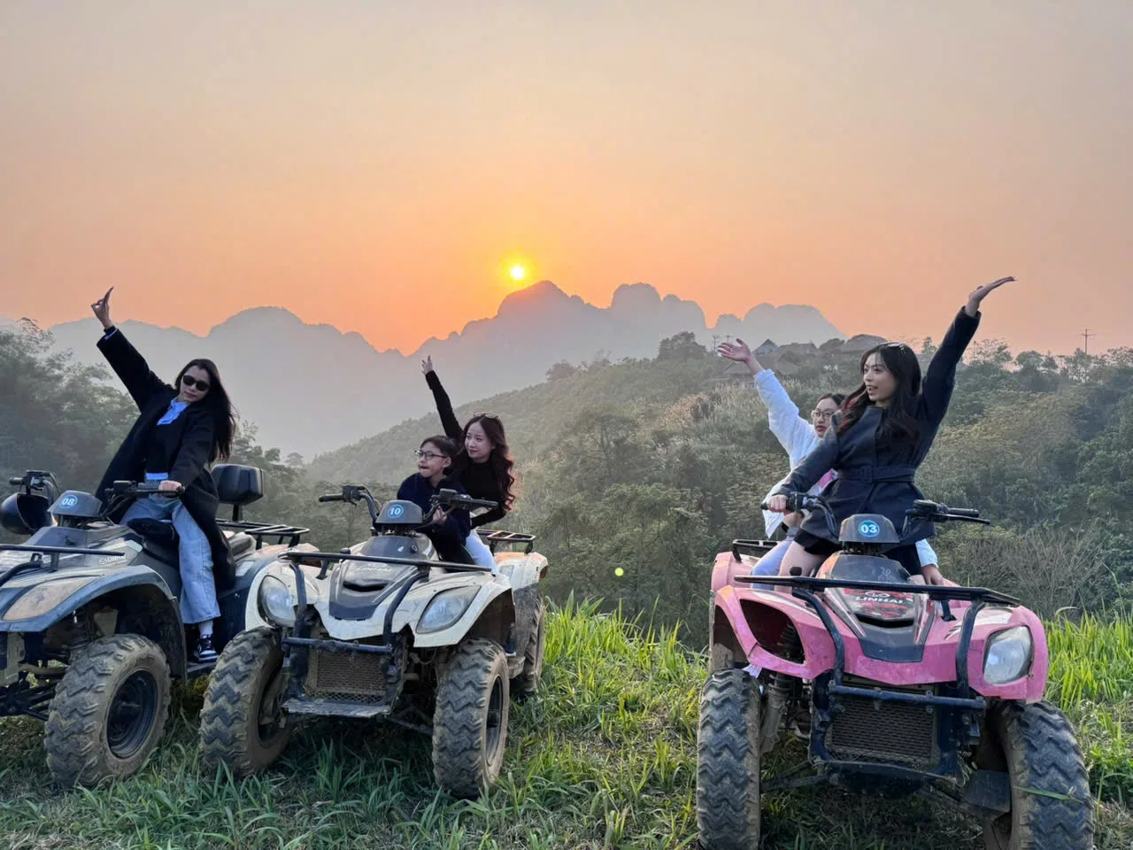 Layered mountain peaks and clear sky for refined adventure travel