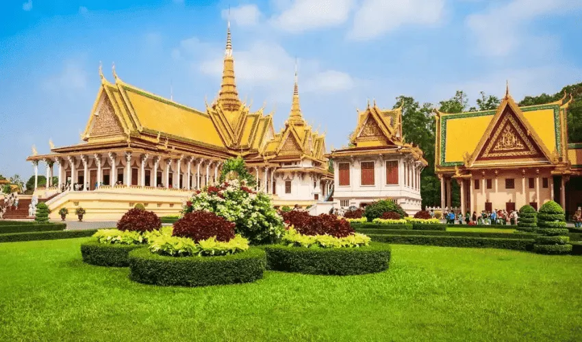 The Royal Palace of Cambodia in Phnom Penh