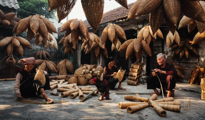 Hanoi is famous for its many traditional craft villages