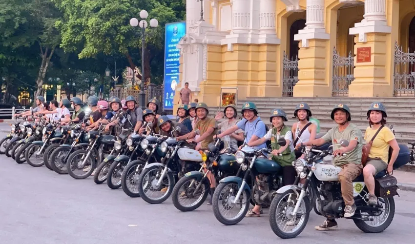 Motorbike tours in Hanoi are becoming a particularly popular option for foreign tourists