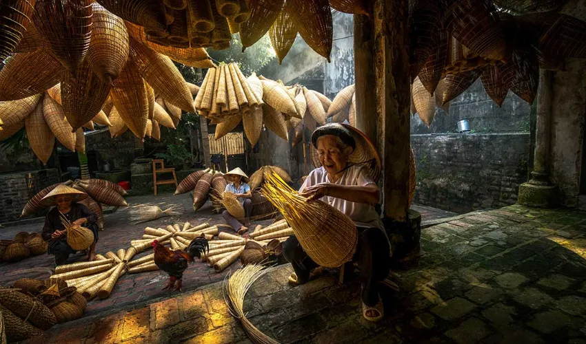 Hanoi's rattan and bamboo weaving villages