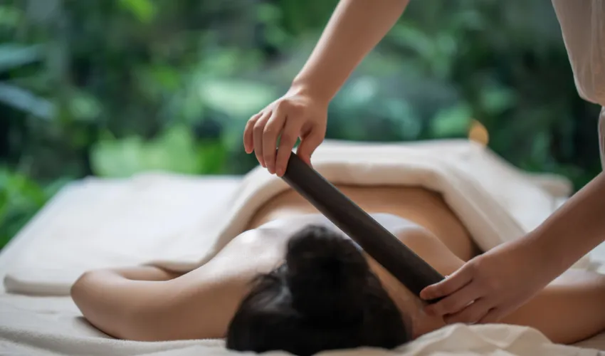 Wellness spa treatment during a restorative tour in Vietnam